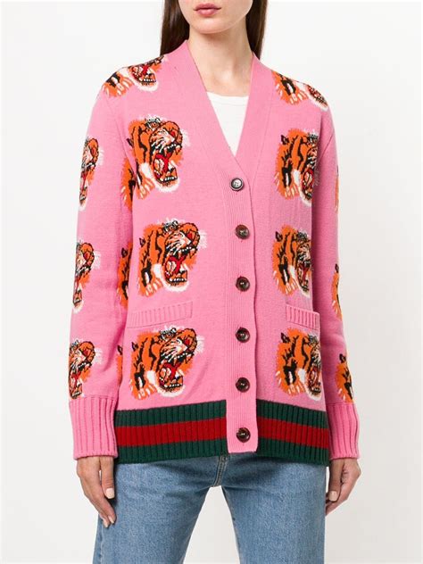 gucci womens cardigan sweater tiger|neiman marcus tiger cardigan.